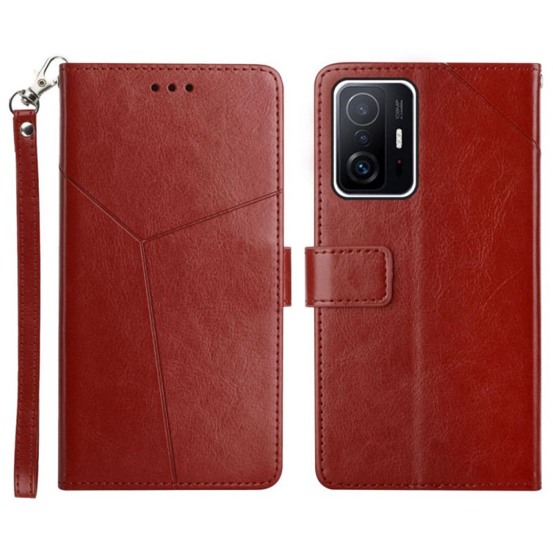 Housse Xiaomi 11T / 11T Pro Style Cuir Géo Y Design