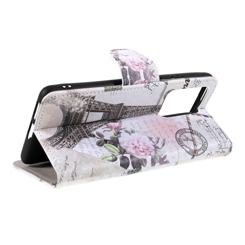 Housse Xiaomi 11T / 11T Pro Tour Eiffel Rétro