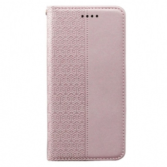 Flip Cover Motorola Edge 50 Motif à Carreaux