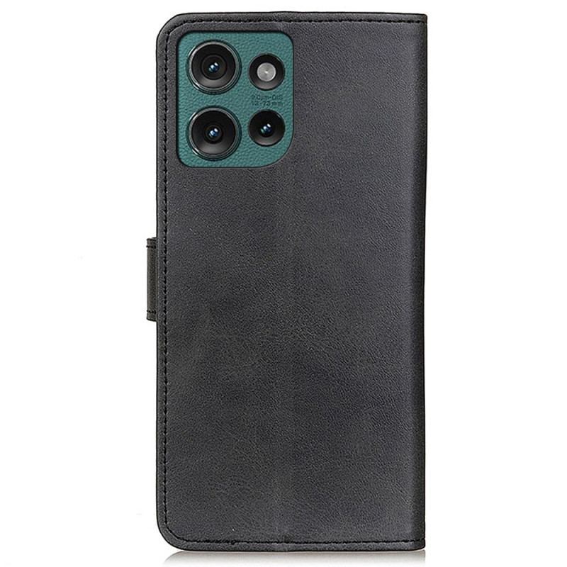 Housse Motorola Edge 50 Simili Cuir Mat