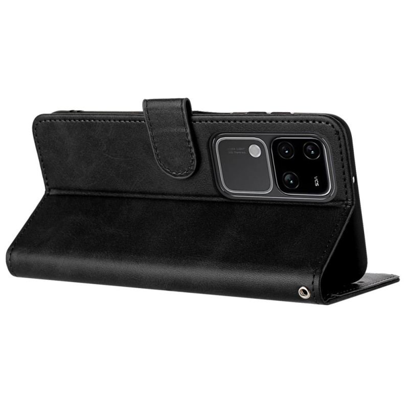 Housse Vivi V30 5G Effet Cuir avec Lanière