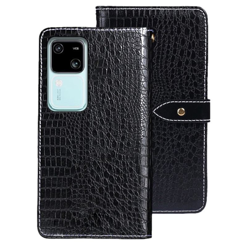 Housse Vivo V30 5G Texture Crocodile
