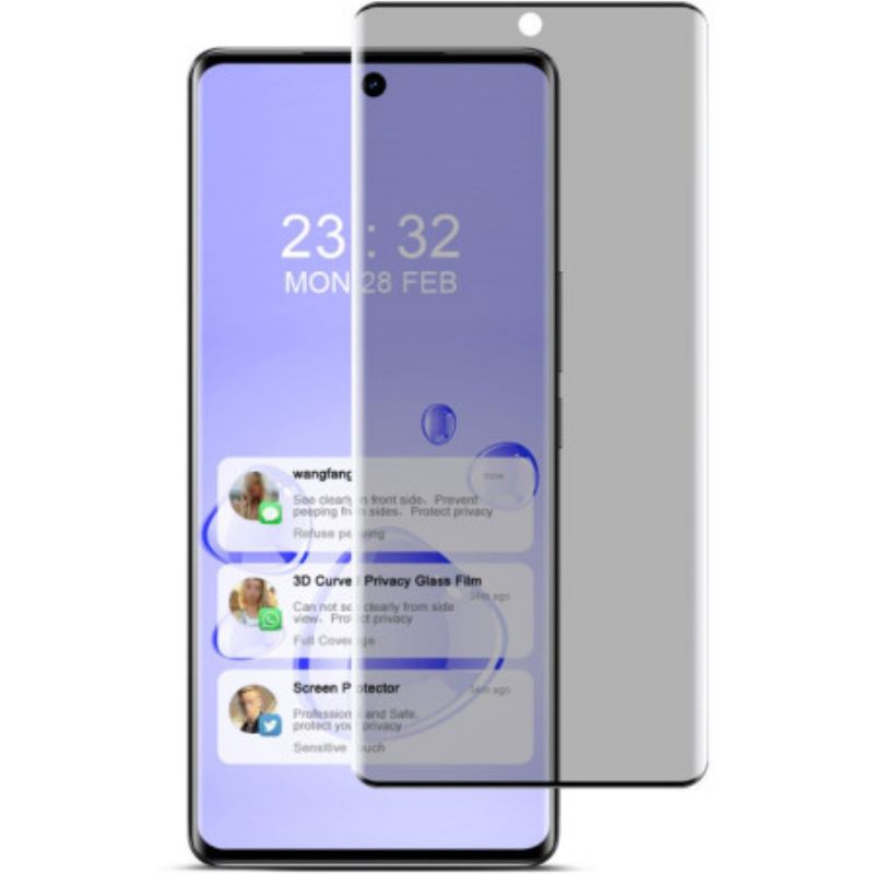 Protection en Verre Trempé Anti-Espion pour Écran Vivo V30 5G