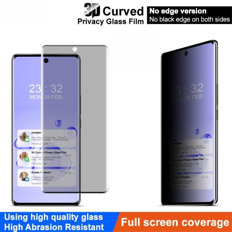 Protection en Verre Trempé Anti-Espion pour Écran Vivo V30 5G