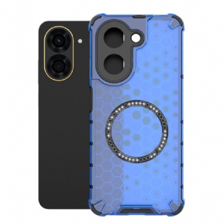 Coque Poco C71 Compatible MagSafe Nid d'Abeille