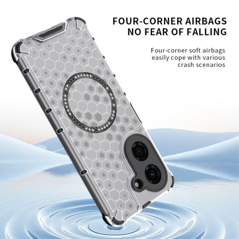 Coque Poco C71 Compatible MagSafe Nid d'Abeille