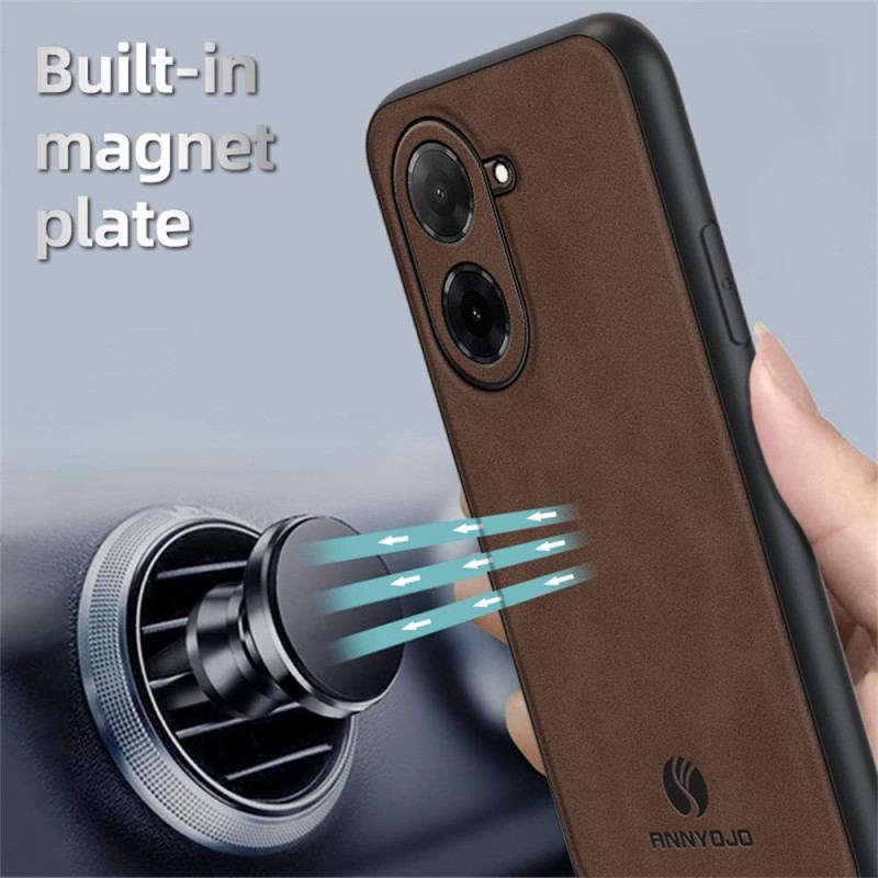 Coque Poco C71 Effet Cuir