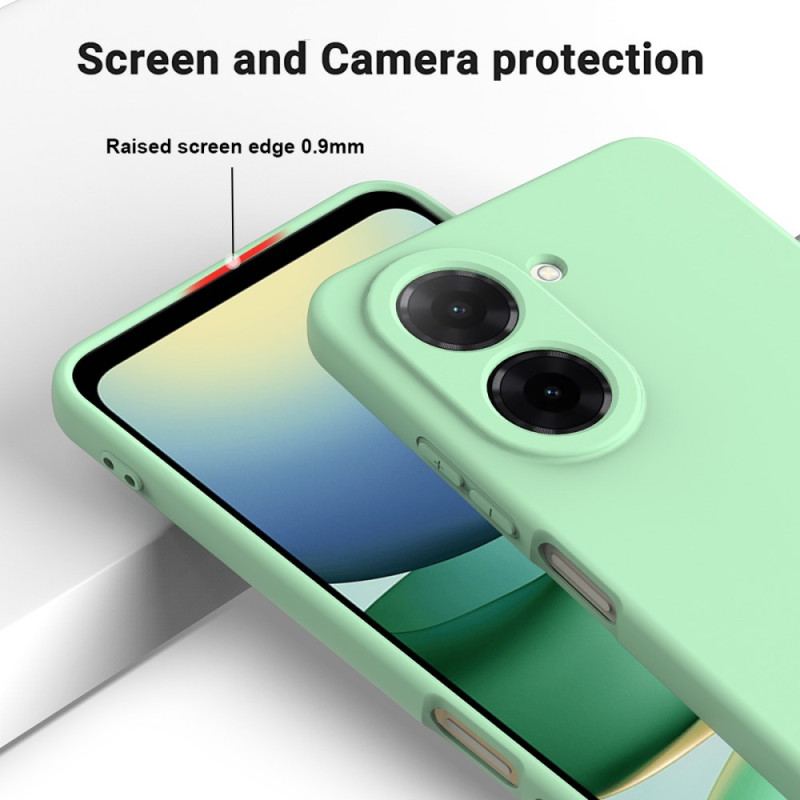 Coque Poco C71 Silicone Liquide à Lanière