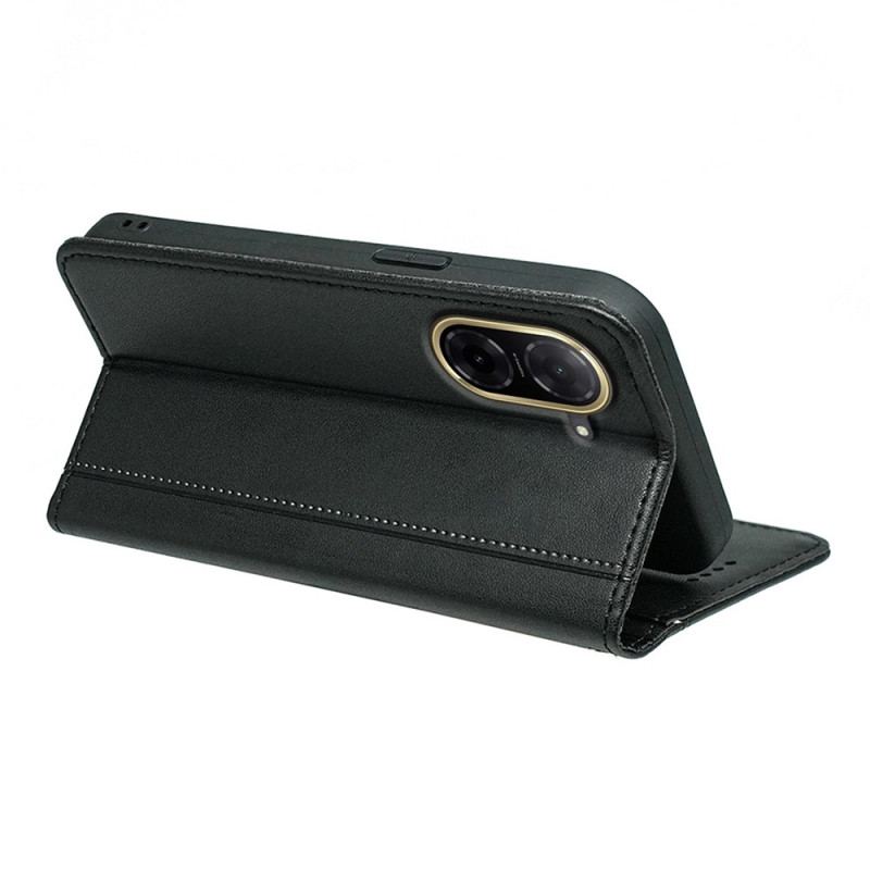 Flip Cover Poco C71 Liseré avec Lanière