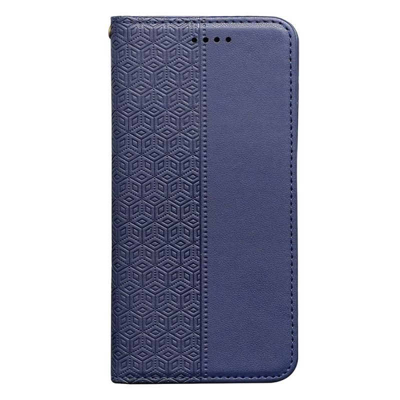 Flip Cover Poco C71 Motif à Carreaux