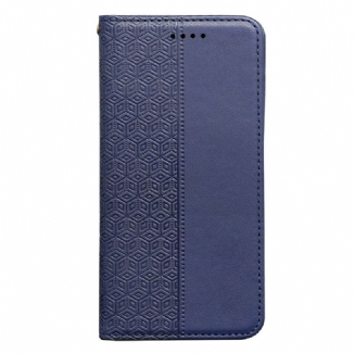 Flip Cover Poco C71 Motif à Carreaux