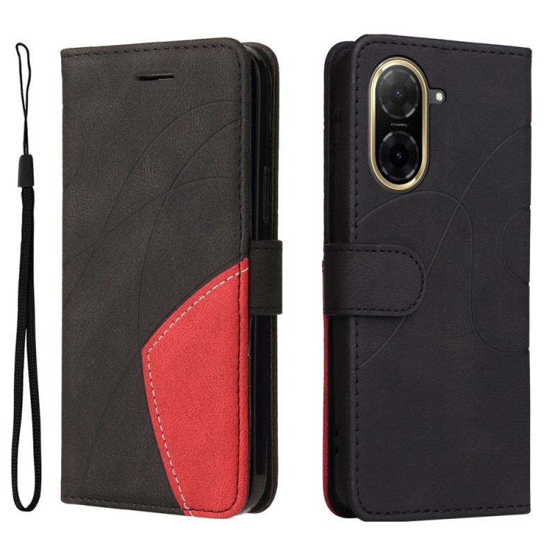 Housse Poco C71 Bicolore Ondulation