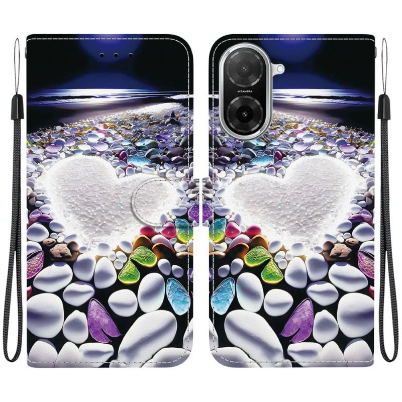 Housse Poco C71 Coeur Blanc