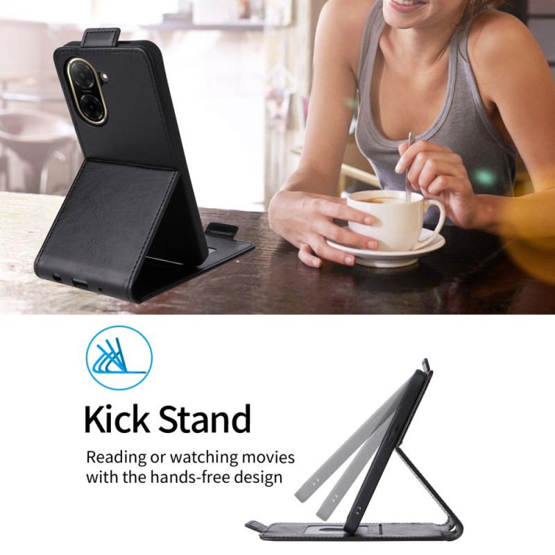 Housse Poco C71 Design rabat Vertical