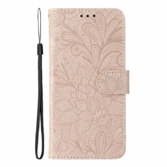 Housse Poco C71 Florale Dentelle