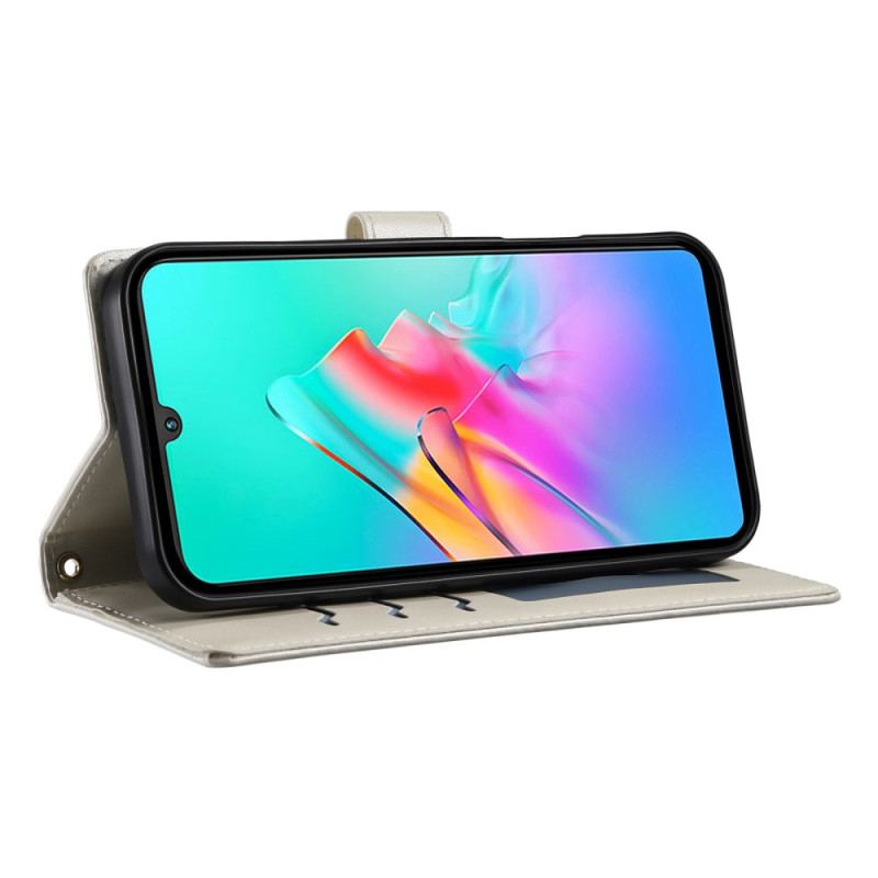 Housse Poco C71 Matelassée avec Lanière et Bandoulière