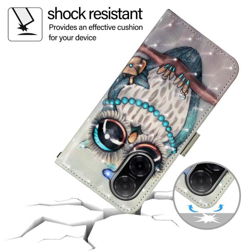 Housse Poco C71 Miss Hibou