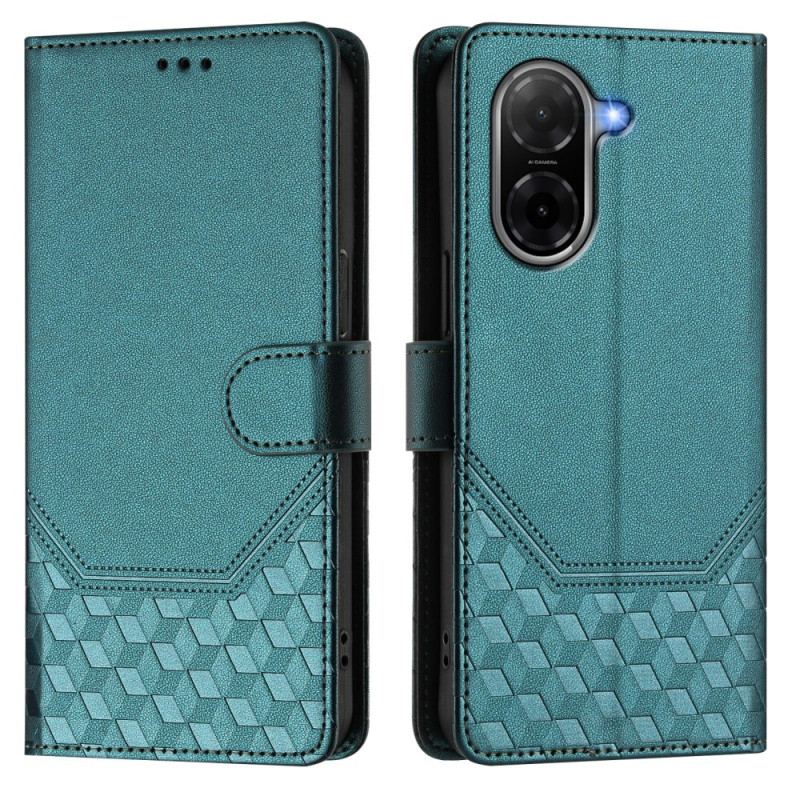 Housse Poco C71 Motif Nid d'Abeille