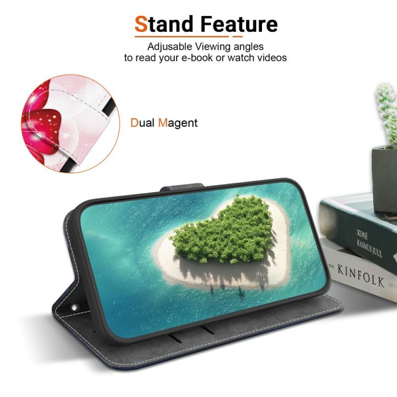 Housse Poco C71 Papillons Roses