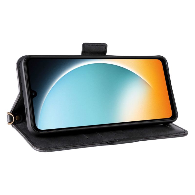 Housse Poco C71 Portefeuille à Bandoulière