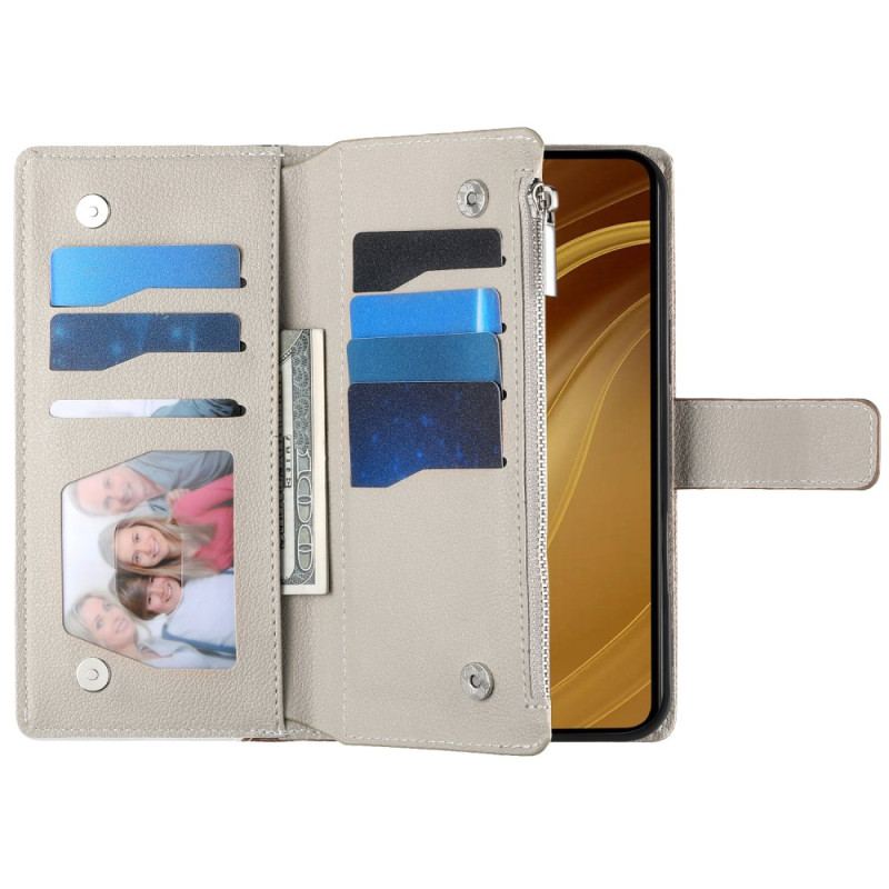 Housse Poco C71 Portefeuille Bicolore