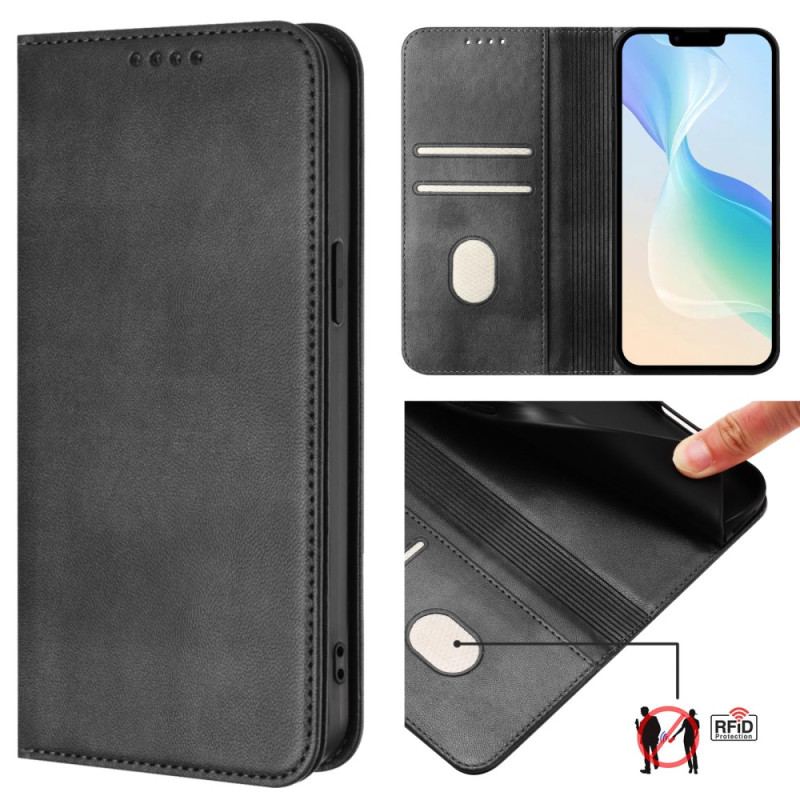 Housse Poco C71 Protection RFID Design Rétro