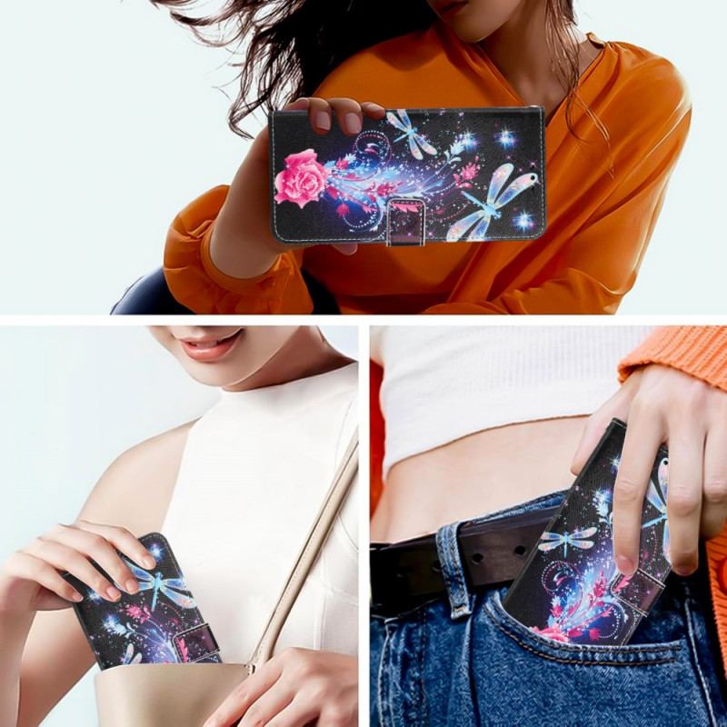 Housse Poco C71 Vol de Libellules