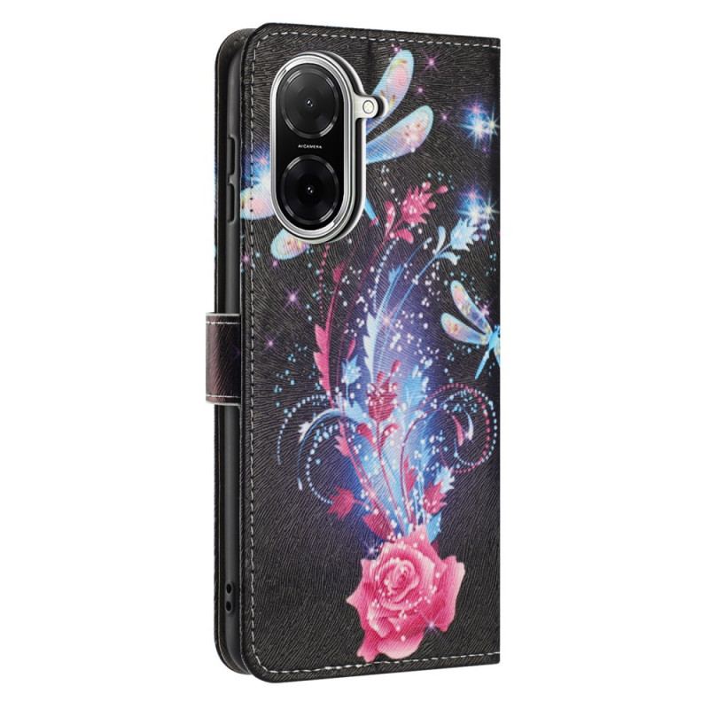 Housse Poco C71 Vol de Libellules