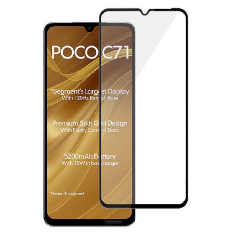 Protection en Verre Trempé Intégrale pour Écran Poco C71 MOCOLO