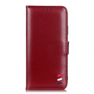 Housse Samsung Galaxy Note 10 Lite Effet Cuir Tricolore
