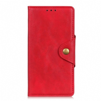 Housse Samsung Galaxy Note 10 Lite Simili Cuir Bouton
