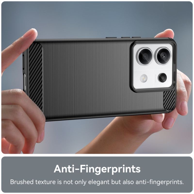 Coque Xiaomi Redmi Note 13 Pro 5G / Poco X6 5G Texture de Fibre de Carbone