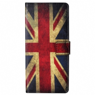 Housse Xiaomi Redmi Note 13 Pro 5G / Poco X6 5G Drapeau Anglais Vintage