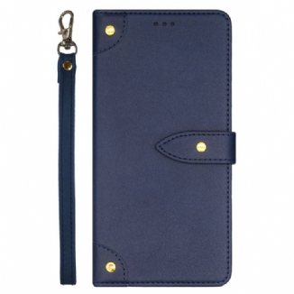 Housse Xiaomi Redmi Note 13 Pro 5G / Poco X6 5G Rivets Décoratifs IDEWEI