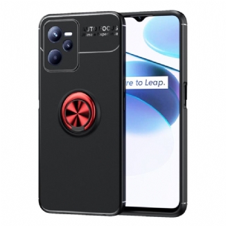 Coque Realme C35 AUTO FOCUS Silicone Flexible avec Anneau en Métal