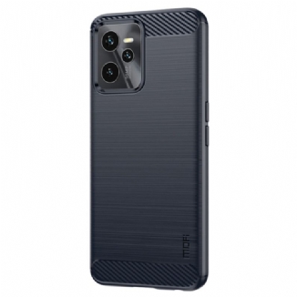 Coque Realme C35 Fibre Carbone Brossée