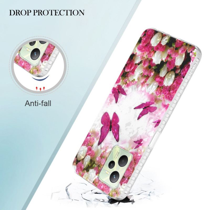 Coque Realme C35 Papillons Stylés