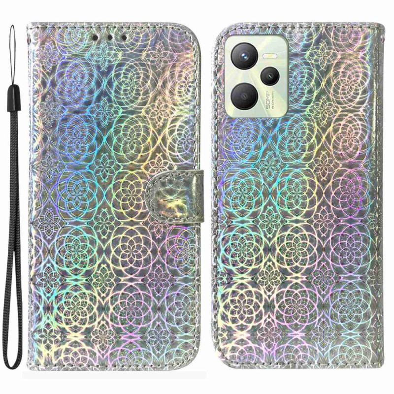 Housse Realme C35 Style Disco à Lanière