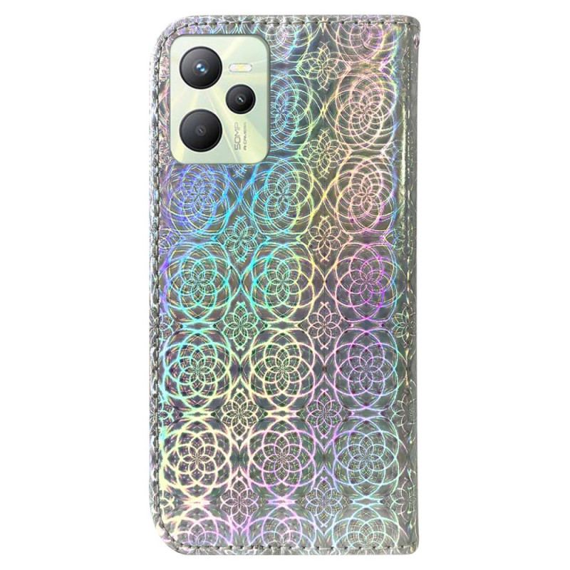 Housse Realme C35 Style Disco à Lanière