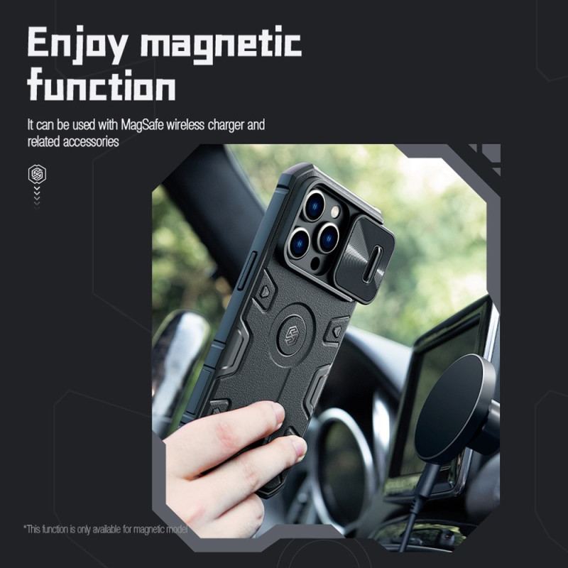 Coque iPhone 14 Pro Compatible MagSafe Support NILLKIN