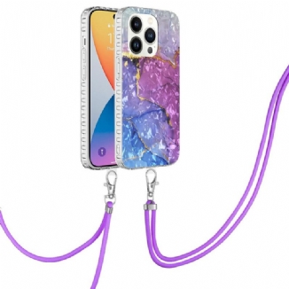 Coque iPhone 14 Pro à Cordon Stylée