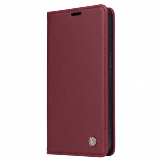 Flip Cover iPhone 14 Pro Rivet Décoratif