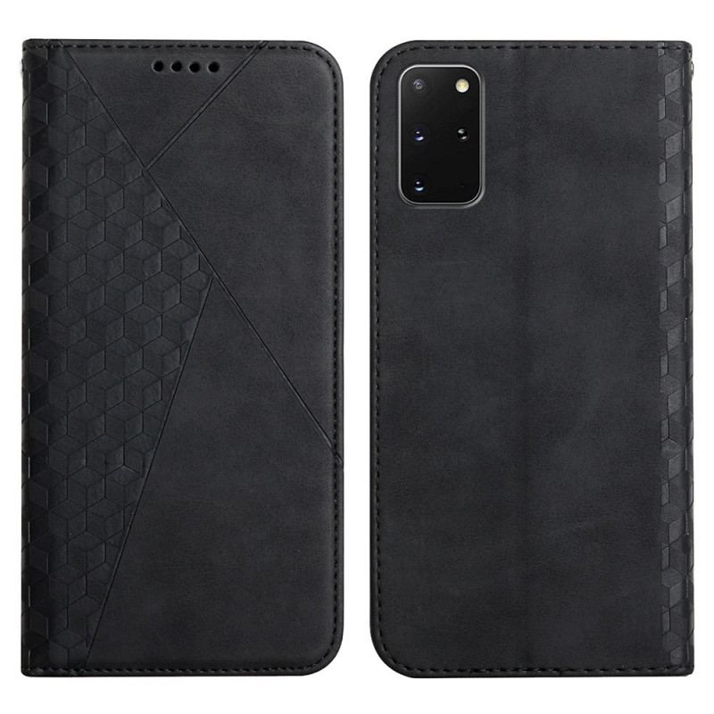 Flip Cover Samsung Galaxy S20 Plus / S20 Plus 5G Effet Cuir Géo
