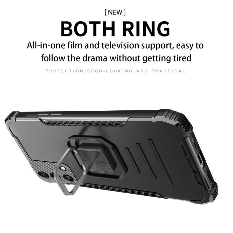 Coque Oppo A74 4G Détachable Anneau-Support