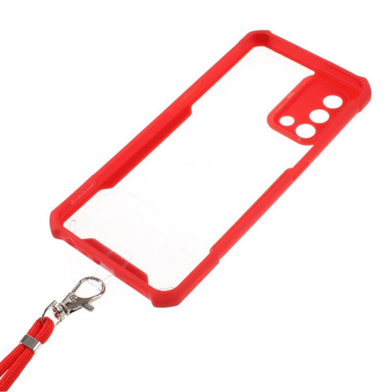 Coque Oppo A74 4G Hybride avec Cordon Coloré