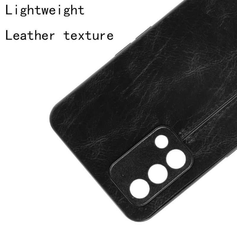 Coque Oppo A74 4G Style Cuir Coutures