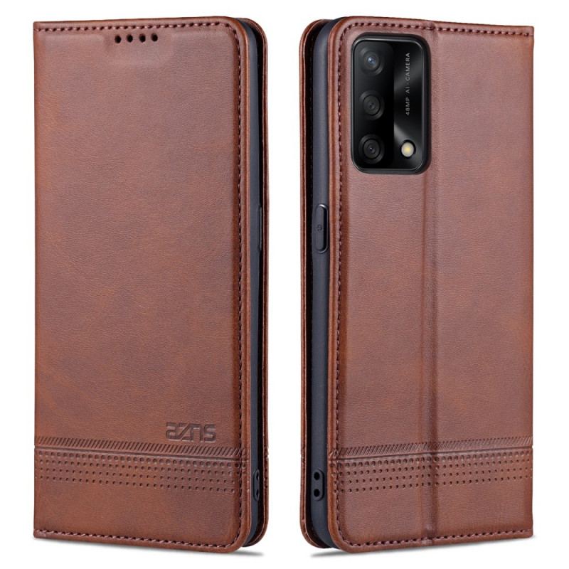 Flip Cover Oppo A74 4G AZNS Simili Cuir