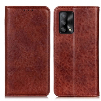 Flip Cover Oppo A74 4G Texture Cuir