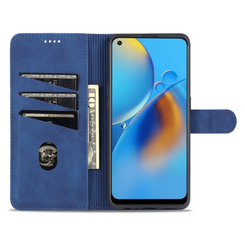Housse Oppo A74 4G AZNS Effet Cuir