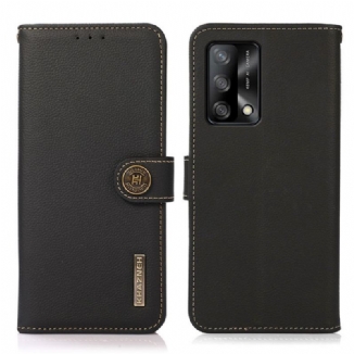Housse Oppo A74 4G Cuir Véritable KHAZNEH RFID